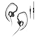 Mucro Sports Earhook Headphones in Ear Headphones Workout Headphones Waterproof Earphone Stereo 3.5mm Jack Headphone with Mic for Running Gym Jogging Earphones for iPod iPhone Samsung(Black)