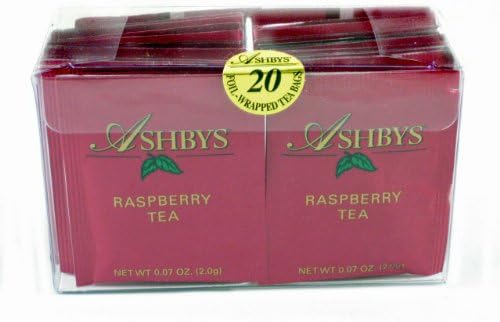 Ashbys Raspberry Tea Bags, 20 Count Box