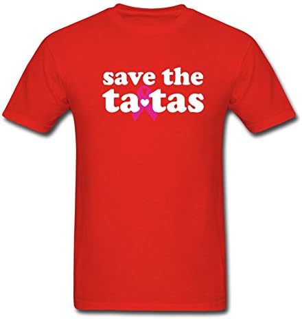 FAMCOM Save The Tatas Men's Short Sleeve Graphic T Shirt