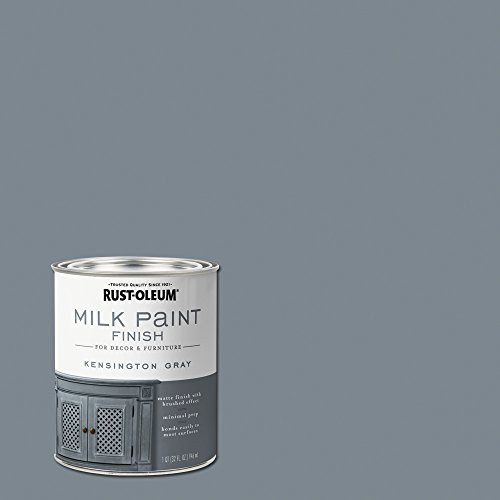 RustOleum 331053 Finish Milk Paint, Quart, Kensington Gray eBay