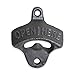 6 Cast Iron Wall Mount Bottle Openers | Mounting Hardware Included | Indie Craft Supply