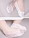 Queen-Ks Girls/Women Low Cut Silicone Grip Non-Skid No Show Lace Loafer Footies Socks 5/10 pairs