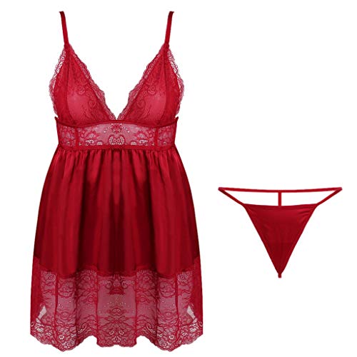 [Valentine's Day] Women Lace Nightwear Underwear Sleepwear Dress Erotic Underwear Sexy Lingerie Adult Toy