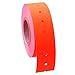 10 Rolls Red Fluorescent Color 5000 Price Labels Paper Fr Mx-5500 Price Gun Labeller