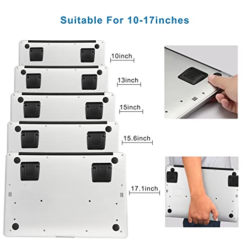 Portable Laptop Stand for Desk, Hide Keyboard Riser, Ergonomic Design