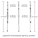 3 Pieces Stainless Steel Ear Pick with Storage Box Silver-JUNING