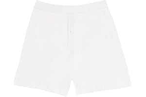 Jack & Jill Boys Knit Boxer Shorts White 3-Pack 100% Cotton