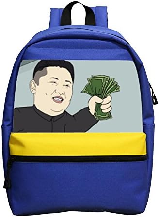 Funny Jeong-eun Kim Dollars Cartoon Unisex Casual Bag Backpack School Satchel