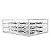 Golden Empire False Eyelash Organizer Box New Clear Acrylic 18 Pairs Set of 3 Layers (1 Box) GICCA Durable Makeup Box Women Gift for Her for her