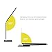 Deckey Folding LED Desk Lamp, Eye-caring Dimmable Office Table Light, 6W Touch Control Night Reading Lamps, Black