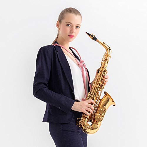 image for BEJR Saxophone Harness Musical Instrument Neck Strap for Saxophones, H