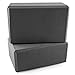 Peace Yoga Foam Exercise Blocks Gray [9” x 6” x 4”] (2 Pack)