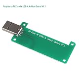MakerFocus Raspberry Pi Expansion Board, Raspberry Pi USB Adapter Board Addon Board No Data Line Required Plug in Then Play, USB Type-A Connector for Raspberry Pi Zero/W