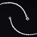 Outus 20 Inch Iron Lobster Clasp Link Chain Necklaces Silver Plated, 12 Pack