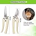 Baffsan 3 Pcs Garden Shears Set, Sharp and Hard Stainless Steel Pruning Shears, Garden Cutter Pruner, Garden Grafting Scissors Fruit Picking Pruning Toolsthumb 2