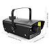 1byone Halloween Fog Machine with Wired Remote Control, 400-Watt Smoke Machine for Holidays, Parties, Weddings, Black