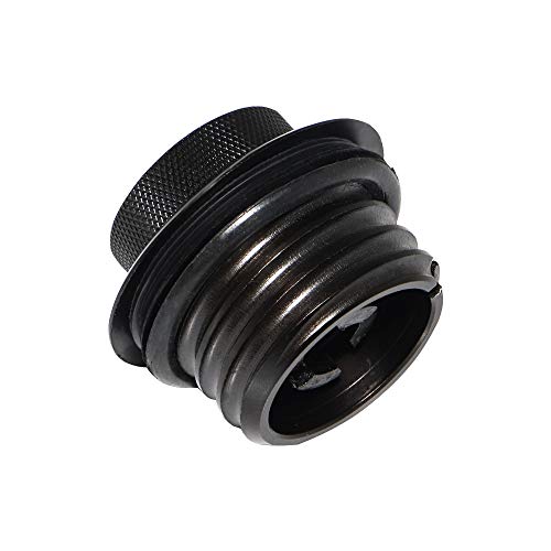 Senkauto Black Smooth Dash Oil Fuel Console & Gas Tank Cap Cover For Harley Touring FLHT FLHX 2008-2018 (Black w/Gas Cap) - Thumbnail 6