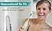 Sonisoft Sonicare Brush Heads (8 Pack) - Replacement Toothbrush Head For Philips Sonicare ProResults Fits Plaque Control, Gum Health, DiamondClean, Flexcare, EasyClean, and HealthyWhite