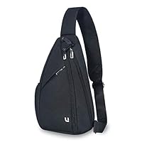 UNIQUEBELLA Sling Backpack Sling Bag Small Crossbody Daypack Casual Backpack Chest Bag Rucksack for Men and Women