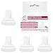 Nenesupply 4 pc Duckbill Valves Compatible with Medela and Spectra Pump Parts Use on Spectra S2 Spectra S1 and Medela Pump in Style Harmony Symphony Replace Spectra Duckbill Valves and Medela Valve