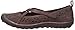 Skechers Women's Earth Fest Sustainability Mary Jane Flat, Chocolate Suede/Wine Trim, 9.5 M US