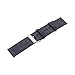 Insaneness for Samsung Galaxy Watch 42mm Woven Fabric Wrist Strap Quick Release Watch Band (Black)