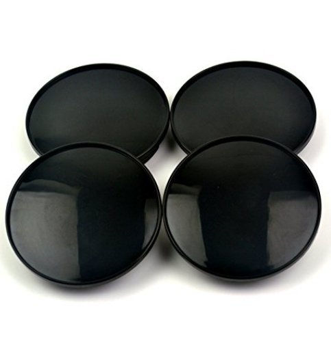 68mm/61.5mm black car wheel center hub caps base 4pcs