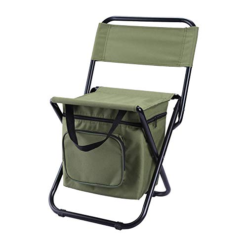 Topchances Camping Faltstuhl Tragbarer Stuhl Gepolsterter Klappstuhl mit Aufbewahrungstasche Tragetasche Tragbarer Stuhl…