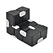 Infinity Magic Cube EDC Toy - Fidget Rubiks Cube Pressure Reduction Toys, 8 Block of Spining Cube Fidgeting, Killing Time Toys Infinite Cube For ADD, ADHD, Anxiety, Autism, Plastic, Black