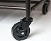 Simple Houseware Heavy-Duty 3-Bag Laundry Sorter Rolling Cart, Bronze with Beige Bags
