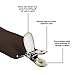 HOLD'EM Suspenders for Kids - 1 Inch Suspender Perfect for Tuxedo - Brown (30