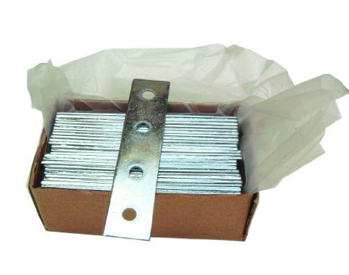 Box of 50 Zinc Plated straight repair plates (75mm)