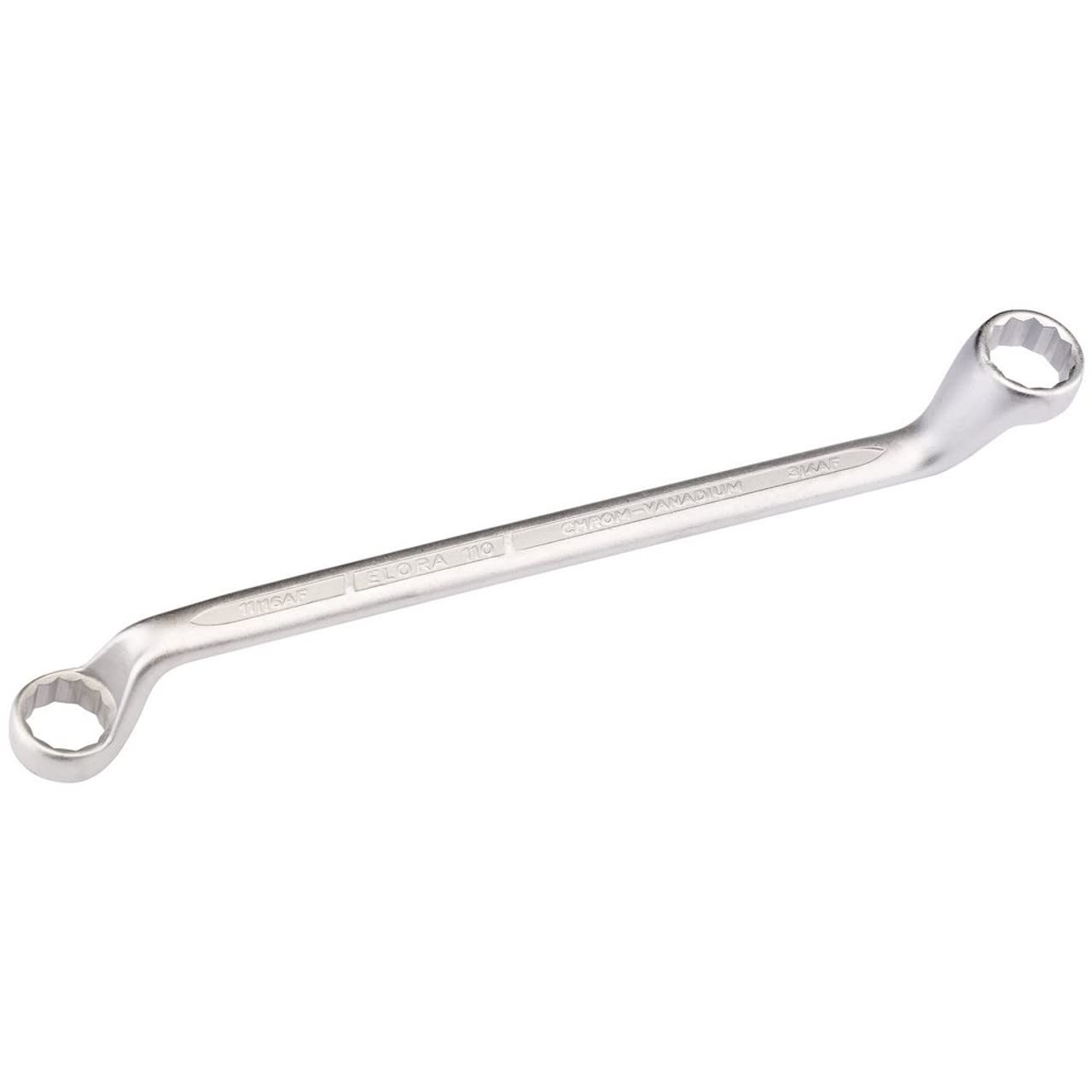 Draper 5757 Elora Deep Crank Imperial Ring Spanner, 11/16" x 3/4" AF