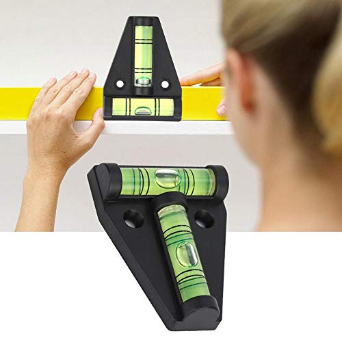LudoPam T Level, 2 Way T-type Cross Check Bubble Level for Caravan RV Camper Trailer Motorhome Machines Boat, 6 Pack