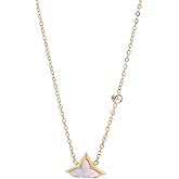 Ruirenan Women Fashion Luck Clover Faith Jesus Cross Pendant Necklace for Her Mother Daughter Sister Birthday Christmas Mother's Day Religious Christian Gifts