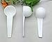 20pcs 10ml/5g white Plastic Kitchen/Cooking Measuring Spoons