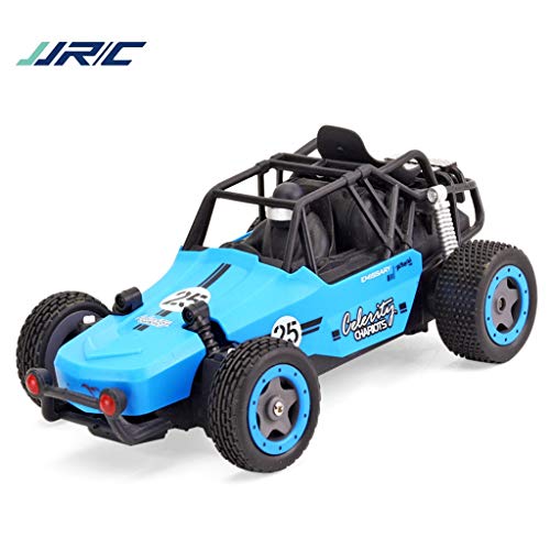 Lucoo Toy RC Car, Remote Control Car, Terrain RC Cars,JJR/C Q73 1：20 2.4GHZ 2WD Radio Remote Control Off Road RC RTR Racing Car Truck for All Adults and Kids (Blue) - Thumbnail 2