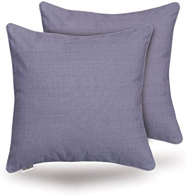 Outdoor Patio Pack of 2 Linen Cushion 