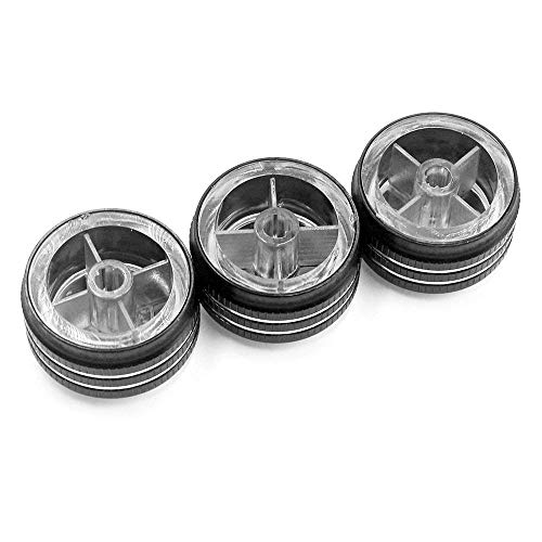 Ecloud Shop Pack of 3 Control Knobs Dials Heater A/C or Fan For Toyota Tacoma & VIOS(2002-2006) Vela Vitz YARI -Replacement Air Conditioning Heat Control Switch Knob Button (Ungraded, Black) - Thumbnail 5