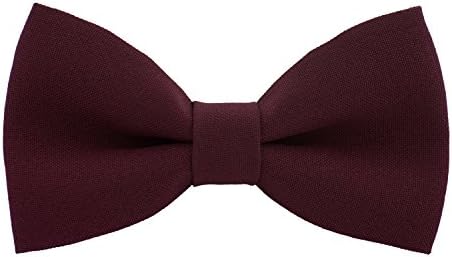 Bow Tie HouseMens Bowties Pre-tied Shape Clip on Bowtie Solid Men Formal Wear for kids, baby boys, toddler any age bow ties