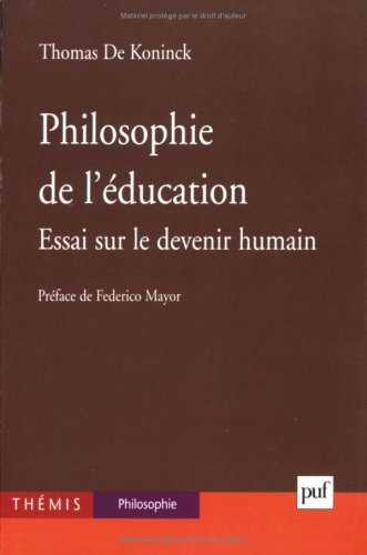Philosophie de l'éducation