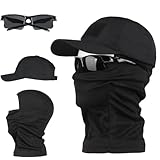 VPZenar Airsoft Mask,Black Balaclava Face