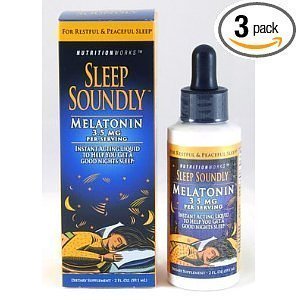Sleep Soundly Melatonin, 2-Ounce Bottles (Pack of 3) Personal Healthcare / Health Care