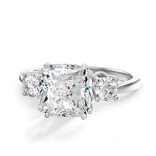 Samie Collection Meghan Markle Engagement Ring Inspired by Royal Wedding in 18K Gold Plating