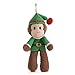 GUND Curious George Holiday Elf Monkey Stuffed Animal Plush Ornament, 7