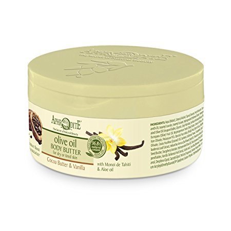 Aphrodite Olive Oil Body Butter with Cocoa Butter & Vanilla 200ml