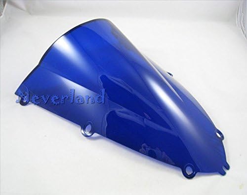 Aridox(TM) Hot ABS Motorcycle Double Bubble Windscreen Windshield For Yamaha YZF 1000 R1 1998-1999 Blue C10