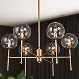 Dining Room Chandelier, Gold Globe