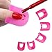 AutumnFall 26pcs Nail Polish Glue Model Spill Proof Manicure Protector Tools+ 1 PC French Manicure Stickers