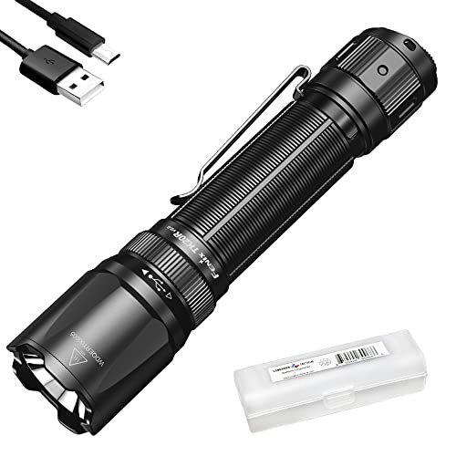 Fenix TK20R v2.0 Rechargeable Tactical Flashlight, 3000 Lumen Long Throw USBC Tac Light, with